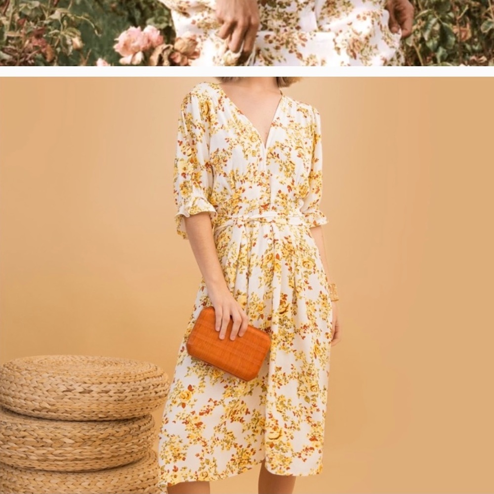 Faithfull the Brand Rafa Midi Dress